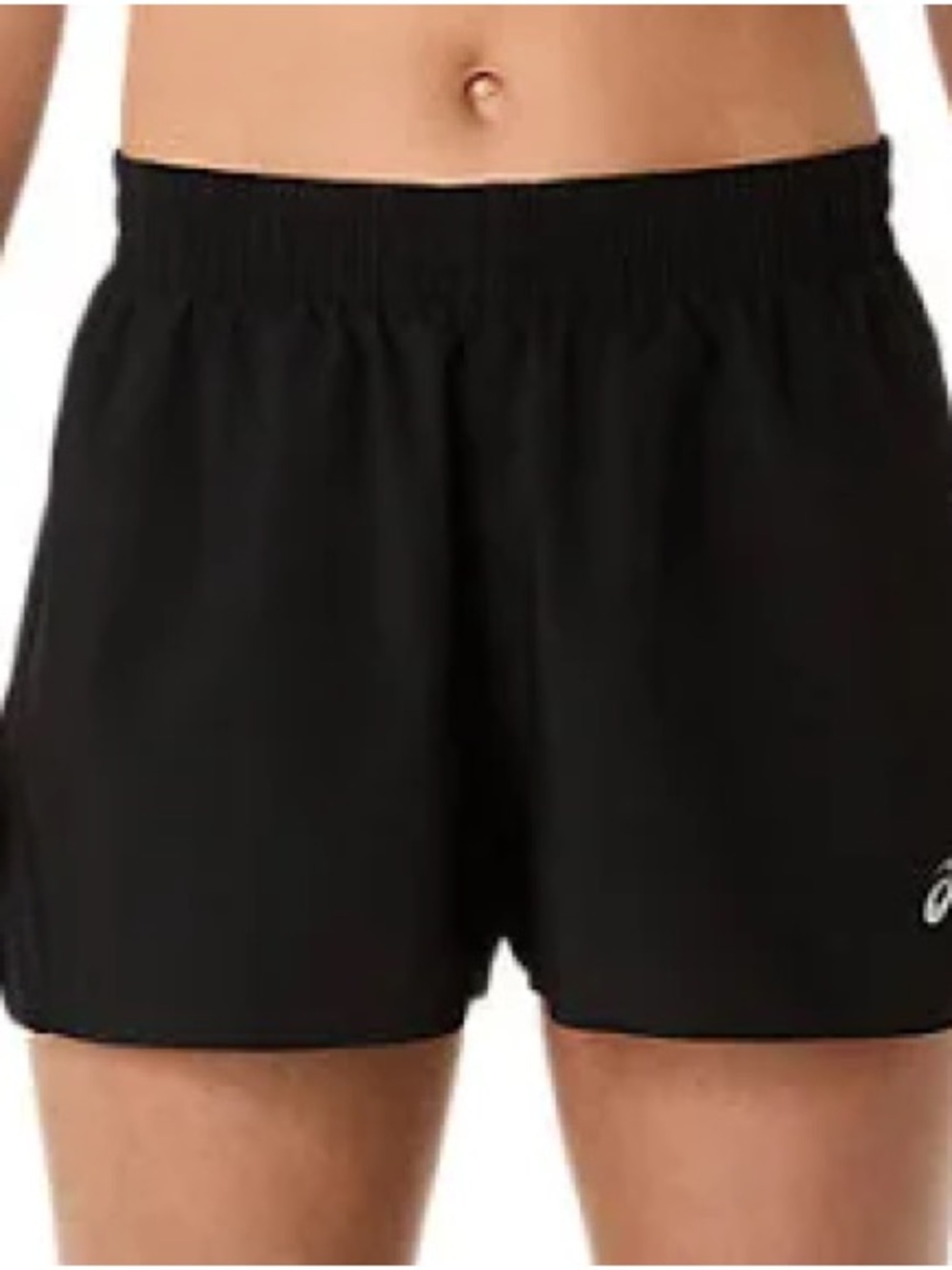 ASICS Black Athletic Shorts 3”- XS/S